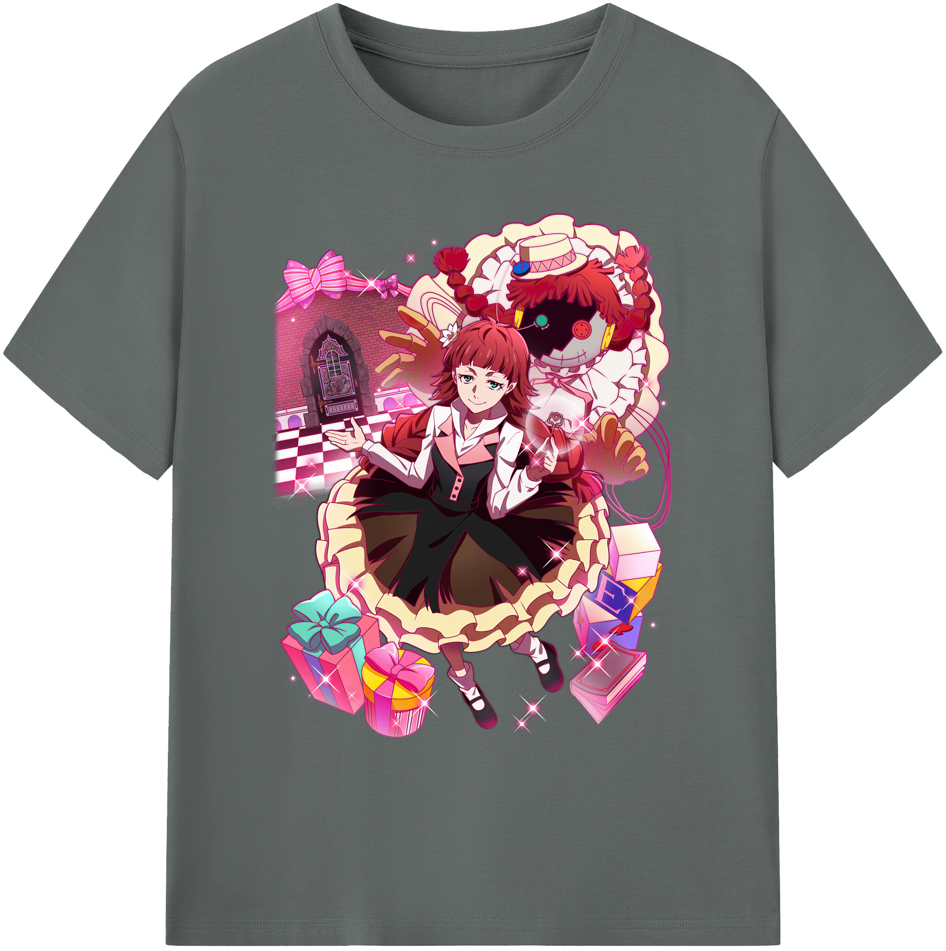 （画像用） 文豪ストレイドッグス Bungo Stray Dogs 綿100％ メンズ半袖Tシャツ｜肌触りやわらか＆通気性